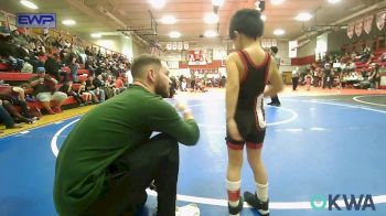 49 lbs Quarterfinal - Ezekiel Aguayo, Grove Takedown Club vs Kanon Zappone, Barnsdall Youth Wrestling