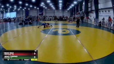 88 lbs Rd# 8- 12:30pm Saturday Final Pool - Geno Carpino, PA Silver vs Boaz Diaz, Iowa Black