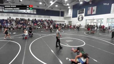 120 lbs Champ. Round 1 - Averee Roque, Yucaipa vs Alejandra Suarez, Legacy Wrestling Center
