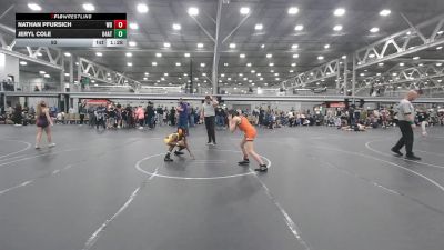 92 lbs Placement (4 Team) - Jeryl Cole, 84 Athletes vs Nathan Pfursich, Wayne Danger