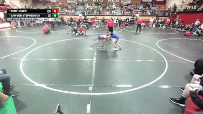 112 lbs Champ. Round 3 - Ruby Jones, Idaho vs Sawyer Stephenson, Small Town Grims