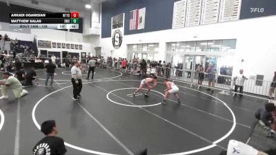 138 lbs Cons. Round 3 - Arkadi Oganisian, World Team Training Center vs Matthew Salas, Silverback Wrestling Club