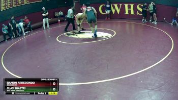 192 lbs Cons. Round 3 - Ramon Arredondo, Bullard HS vs Ojas Shastri, Bay Area Dragons