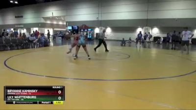 135 lbs Round 1 (8 Team) - Bryanne Kaminsky, Orange City Titans vs Lily Whittenburg, STL YELLOW