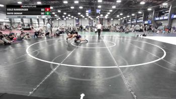 182 lbs Round Of 32 - Cole Ramberger, Diesel vs Rhys Dewar, Doughboy Black