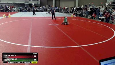 55 lbs Cons. Round 2 - Augie Sterud, Pipestone vs Brock Walz, Rocori