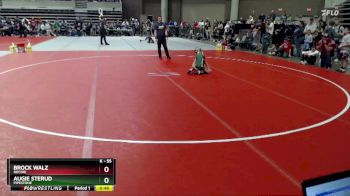 55 lbs Cons. Round 2 - Augie Sterud, Pipestone vs Brock Walz, Rocori