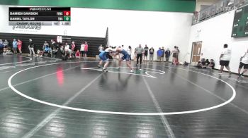 165 lbs Champ. Round 1 - Damien Davison, Flat Earth Wrestling Club vs Daniel Taylor, Thoroughbred Wrestling Academy