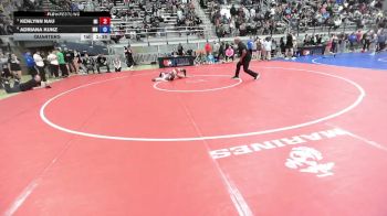 14U Girls - 110 lbs Quarters - Kenlynn Nau, MI vs Adriana Kunz, MN