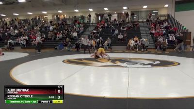 174 lbs Quarterfinal - Keegan O`Toole, Missouri vs Alex Uryniak, Maryland