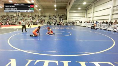 160 lbs Round Of 128 - Talan Acain, CA vs Adonis Severe, FL