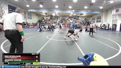 170 lbs 1st Place Match - Max McWilliams, Calvary Chapel-SA vs Benedek Magyar, Irvine