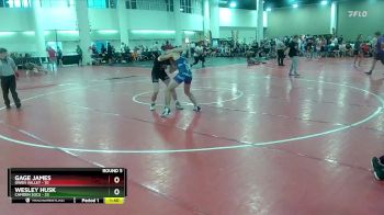 150 lbs Round 5 (10 Team) - Wesley Husk, Camden Socs vs Gage James, Owen Valley