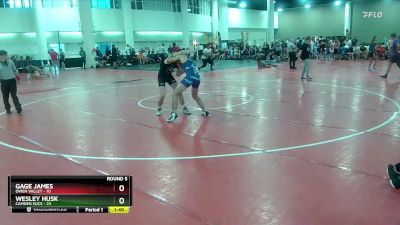 150 lbs Round 5 (10 Team) - Wesley Husk, Camden Socs vs Gage James, Owen Valley