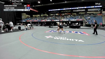 207 lbs Champ. Round 2 - Madeleine Stone, Baker vs Haley Ward, Avila