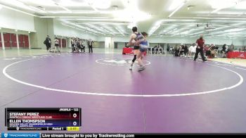 122 lbs Champ. Round 1 - Stefany Perez, Manteca Cobras Wrestling Club vs Ellen Thomspson, Golden Valley (Bakersfield) High School Wrestling