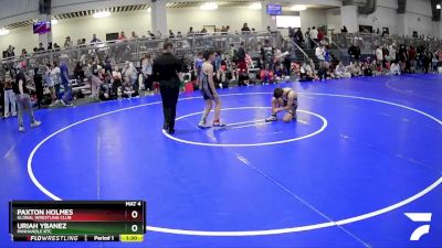 90 lbs Champ. Round 2 - Paxton Holmes, Global Wrestling Club vs Uriah Ybanez, Panhandle RTC