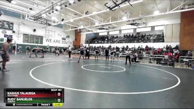 175 lbs Quarterfinal - Rudy Banuelos, Arroyo vs Kashus Talauega, Villa Park