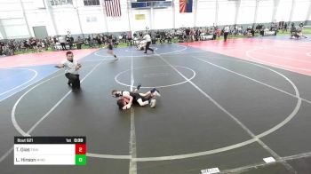 43 lbs Quarterfinal - Tripp Dias, Trailblazer WC vs Leo Hinson, Mingus Muckers