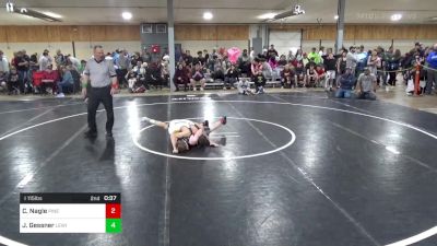 I 115 lbs Round Of 16 - Chase Nagle, Pine Grove vs Joel Gessner, Lewisburg