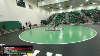 100 lbs Cons. Semi - Aubry Scott, Thunder Ridge vs Aislynn Vroman, Wind River