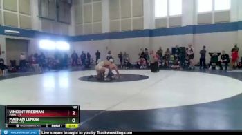 160 lbs Round 2 (4 Team) - Vincent Freeman, Penn vs Mathan Lemon, Carmel