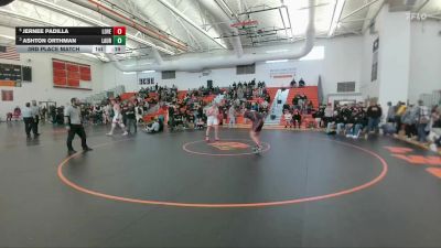 215 lbs 3rd Place Match - Jernee Padilla, Rock Springs vs Ashton Orthman, Hardin