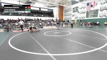 132 lbs Cons. Round 2 - Colin Ornelas, Long Beach Poly vs Johnathan Marcos, Cabrillo (Long Beach)