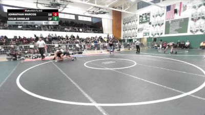 132 lbs Cons. Round 2 - Colin Ornelas, Long Beach Poly vs Johnathan Marcos, Cabrillo (Long Beach)