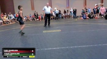 70 lbs Cons. Round 3 - Cael Danielson, Texas Elite vs Tyson Chuculate, Coweta Tigers
