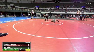 National 3-5 72 Quarterfinal - Samuel Thomas, Powhatan Youth Wrestling Club vs Ian Ward, Shenandoah Valley Wrestling Cl