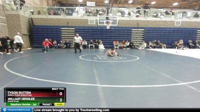 50 lbs Cons. Round 1 - Tyson Rutten, Small Town Wrestling vs William Henslee, Kuna Klub