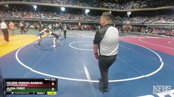 6A 100 lbs Quarterfinal - Valerie Moreno-Barboza, San Antonio Churchill vs Alissa Perez, Klein