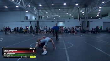 160 lbs Round 7 (10 Team) - Yash Gawande, South Side vs Riley Miller, Mavericks