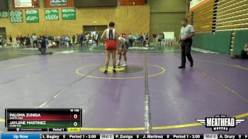 W 148 lbs Round 1 - Paloma Zuniga, Santa Ana vs Jaylene Martinez, Cerritos