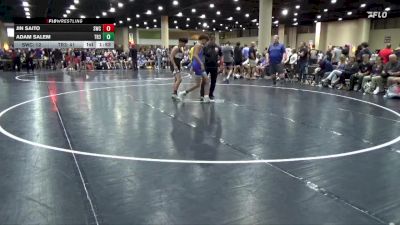 120 lbs Round 2 (6 Team) - Adam Salem, Team Rich Habits #3 vs Jin Saito, Spartan WC