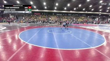 120 lbs Champ. Round 1 - Cody McPherson, Miles City Wrestling Club vs Vincent White, Big Red Wrestling Club