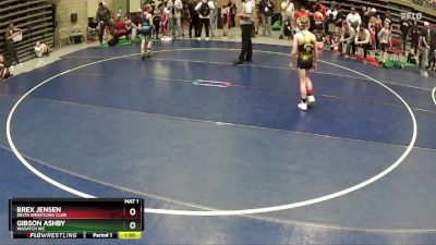 82 lbs Champ. Round 1 - Brex Jensen, Delta Wrestling Club vs Gibson Ashby, Wasatch WC