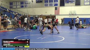 138 lbs 1st Place Match - Elijah Flores, Pounders WC vs Evan Roy, Hesperia Wrestling