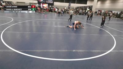 150 lbs Cons. Rd Of 16 - Jaxon Ayres, Nebraska Wrestling Training Center vs David A. Burchett, Black Fox Wrestling Academy