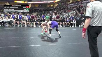 144 lbs Consolation Wb - Kepler Carmichael, North Scott vs Ethan Huebbe, Johnston