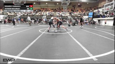 126 lbs Quarterfinal - Eduardo Carrasco, Muskogee vs Jackson McCurley, Shelton Wrestling Academy