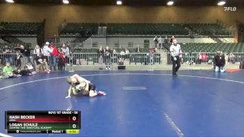 56 lbs Round 2 - Logan Schulz, Hammer Time Wrestling Academy vs Nash Becker, Iowa