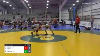 135 lbs Semifinal - Jonah Erdely, Young Guns Blue vs Bray Trivette, Roundtree Wrestling Academy