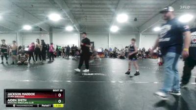 80 lbs Cons. Round 2 - Aiden Smith, Grizzlies Wrestling Club vs Jackson Maddox, Storm Wresting