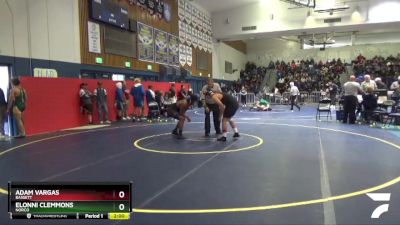 170 lbs Champ. Round 1 - Adam Vargas, Bassett vs Elonni Clemmons, Norco