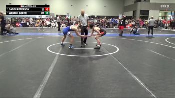 125 lbs Cons. Round 1 - Weston Green, Norton vs Caden Peterson, OZ Trojan