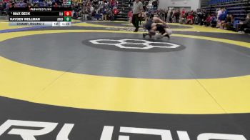 144 lbs Champ. Round 2 - Max Beck, St. John Jesuit vs Kayden Wellman, Archbold