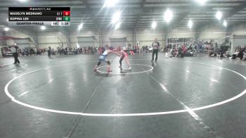 120 lbs Quarterfinal - Madelyn Medrano, G1 Training Center vs Sophia Lee, Seymour Youth Wrestling Club