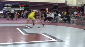 150 lbs 1st Place Match - Kael Cook, Burlington Notre Dame vs Cael Cotter, North Polk